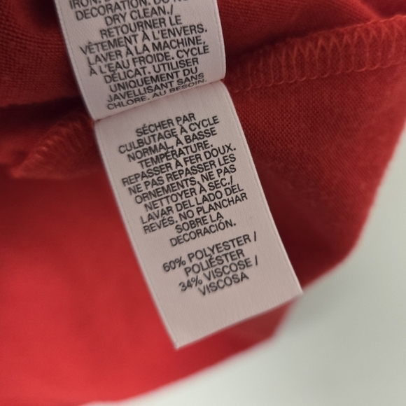 Victoria's Secret Single All the Way T-shirt Red L - Picture 7 of 8